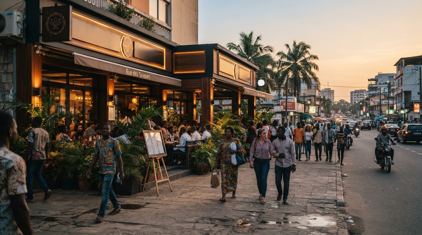 Deux établissements d’une même enseigne dans une rue commerçante